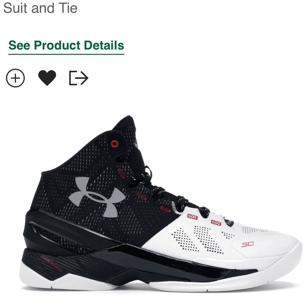 UA Curry 2 “Suit and Tie” size 10